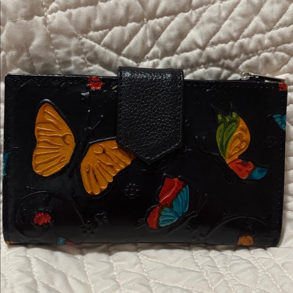 Colorful handpainted leather Wallet - Picture 6 of 10